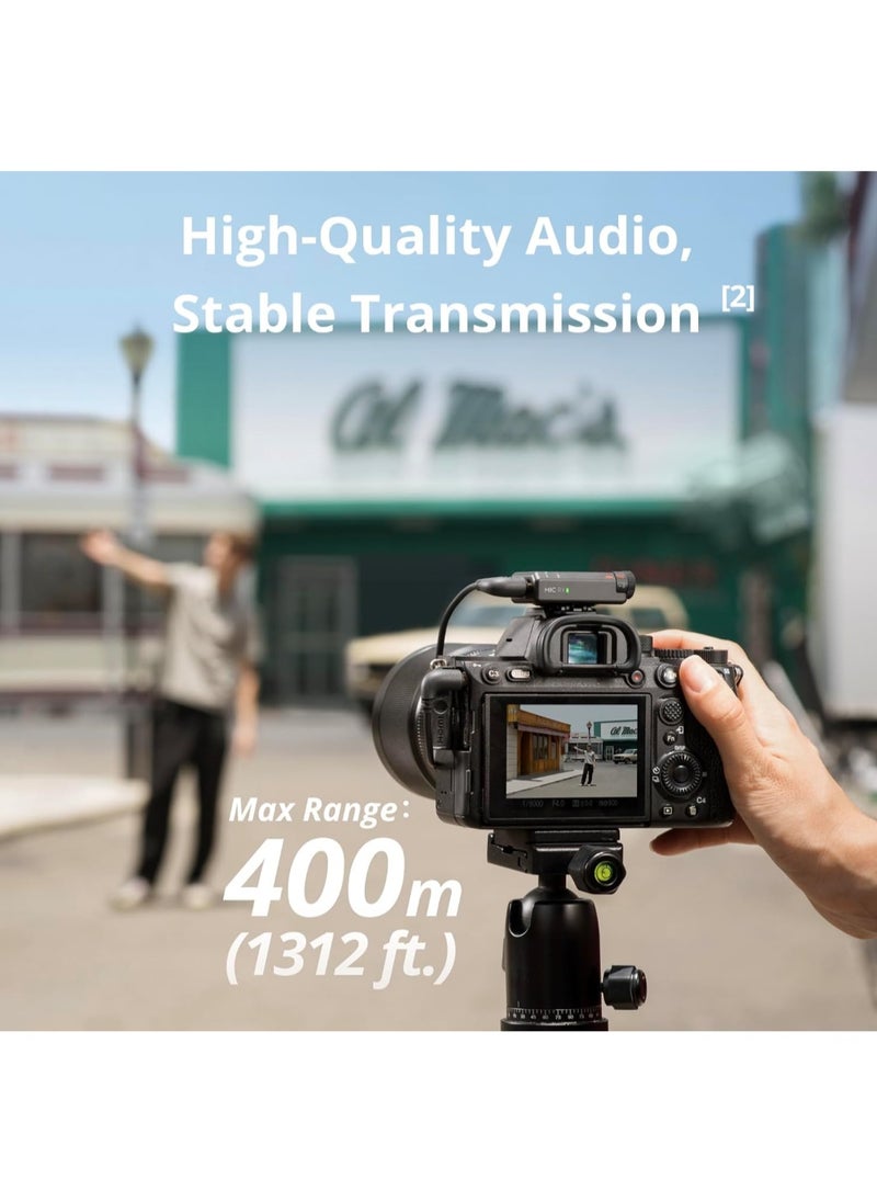 Dji World - DJI Mic Mini (1TX 1RX) ، خفيف الوزن ، صوت غني بالتفاصيل ، إلغاء الضوضاء ، تحديد تلقائي ، ميكروفون لاسلكي للكاميرا / iPhone15-16 / Android ، مدونة فيديو ، 400 متر - Image 1