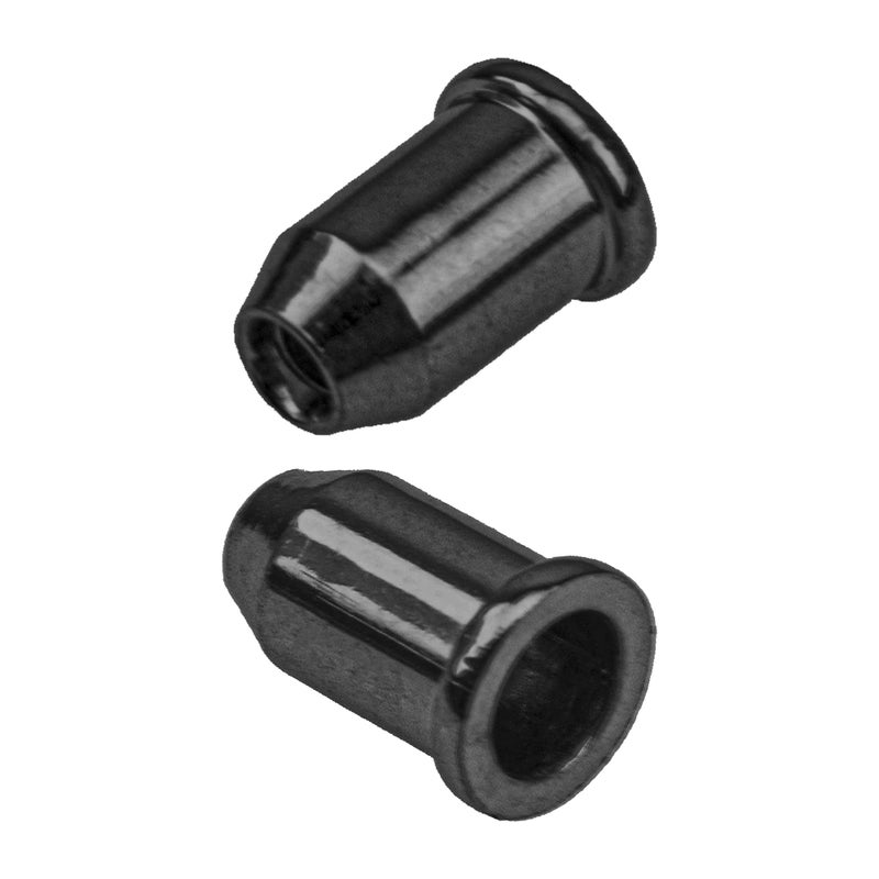 Yootones 36Pcs Yootones Metal Guitar Ferrules Through-Body String Mounting Ferrules Compatible with Guitar Replacement (Black) - Image 4