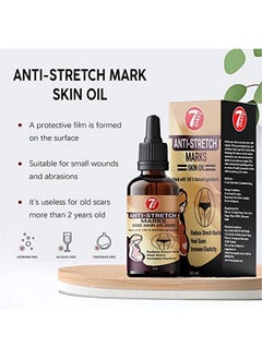 7 Days Anti Stretch Mark Skin Oil For Reduce Stretch Mark Heal Scars Increase Elasticity 30 Ml  - Image 3
