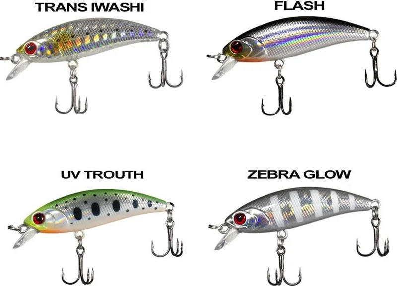 ريوجي Ryuji Baby Minnow Sinking 5cm 4.5gr Lrf Model Fish