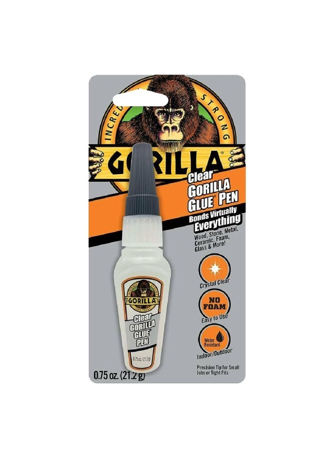 102175 أنبوب غراء شديد القوة ومقاوم للمياه للاستخدام الداخلي والخارجي شفاف 21.2 غرام - Image 1