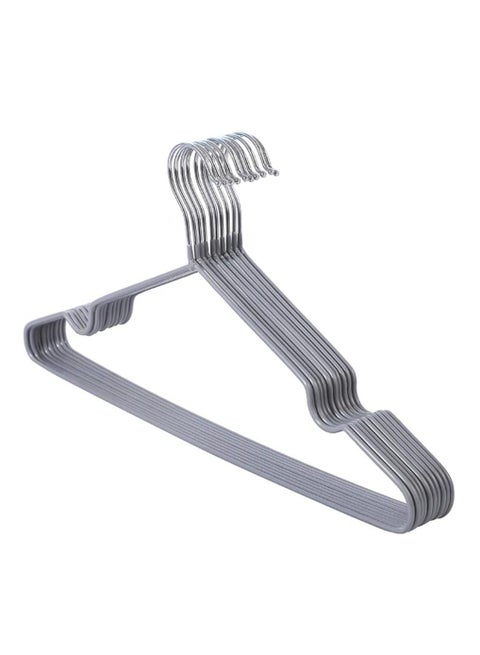 طقم علاقات ملابس مُكون من 8 قطع رمادي