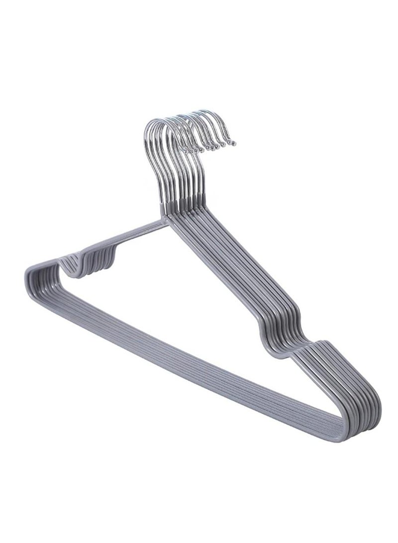 10-Piece Cloth Hanger Set Grey  - Image 2
