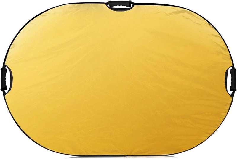 Selens 5-in-1 Oval Reflector with Handle for Photography Photo Studio Lighting & Outdoor Lighting (24 x 36 Inch) - Image 2