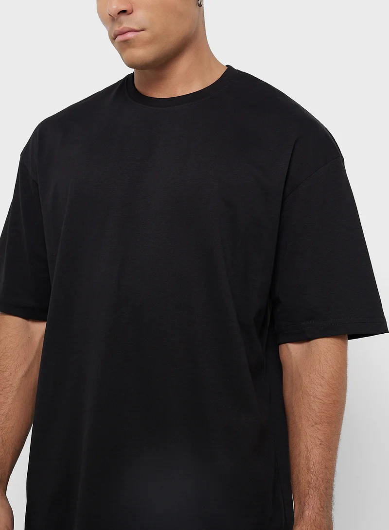 Seventy Five Graphic Print Oversized T-Shirt