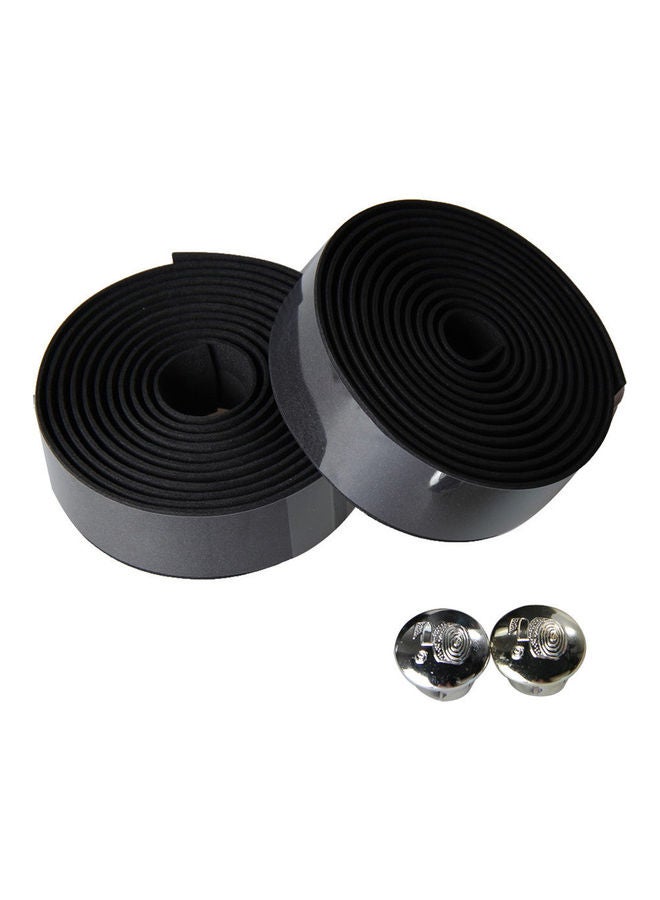 Generic 2-Pices Cycling Road Bike Bicycle Handlebar Grip Wrap Anti Slip Tape With Plug 20x10x20cm - Image 4