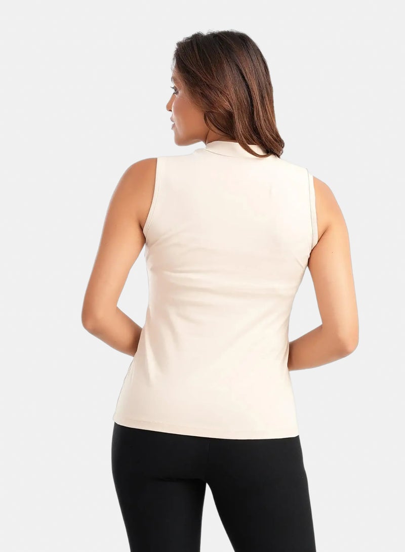 Carina High Neck Slim Fit Top - Image 3