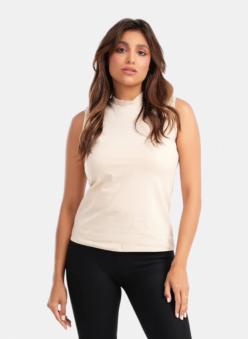 Carina High Neck Slim Fit Top - Image 1