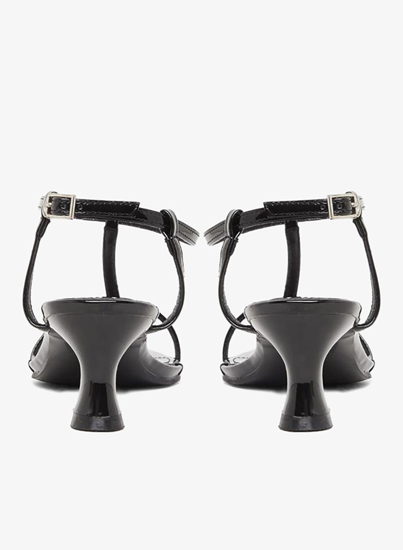 ستايلي صنادل بكعب رفيع بحمالات عادية - Image 3