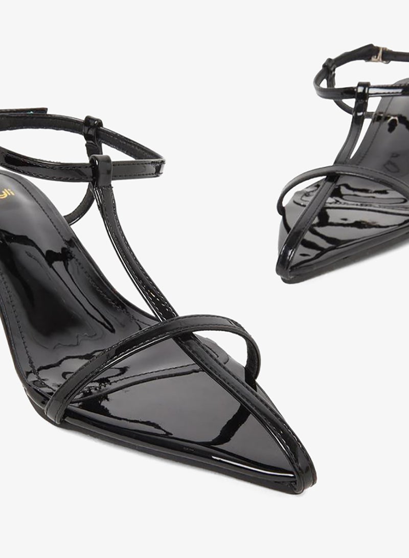 ستايلي صنادل بكعب رفيع بحمالات عادية - Image 4