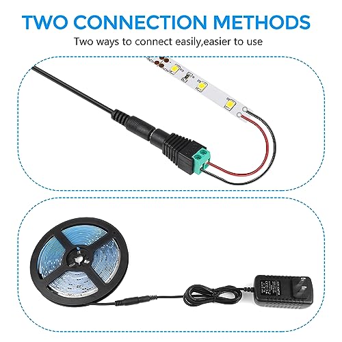 LightingWill 12V Power Supply, 24W Power Adapter, 110V AC to 12V 2A DC Converter, Wall Plug Transformer for 12 V Devices with 5.5/2.1mm DC Connector - Image 4