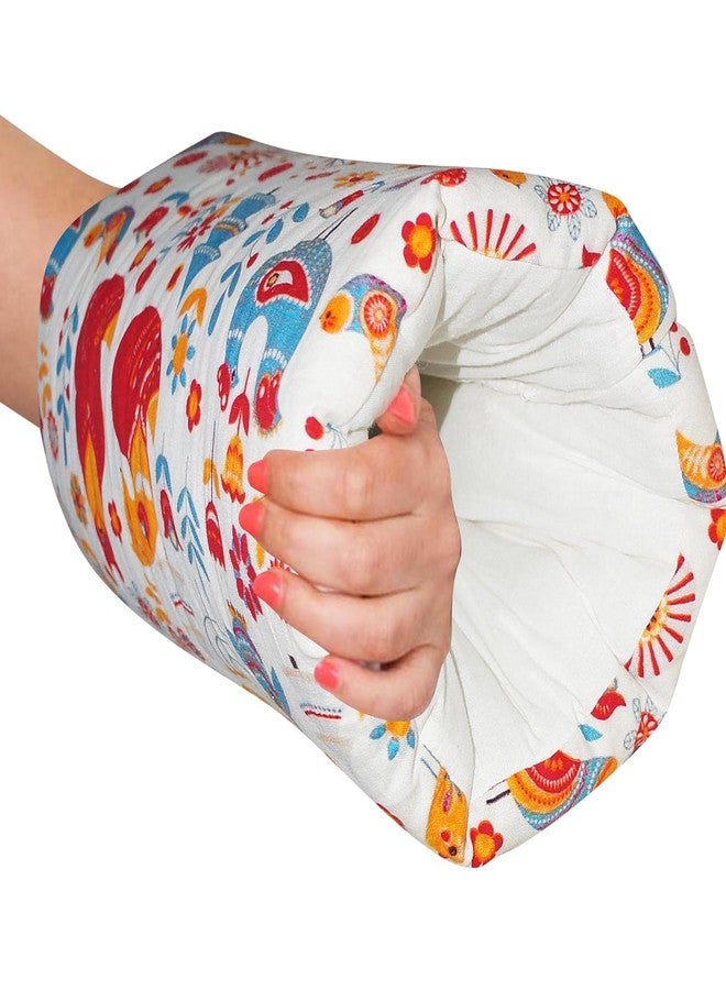 Gordon Cotton Nursing Arm Pillow, Breastfeeding and Bottle Feeding Head Support Pillow, Travel-Friendly and Washable (Goose) - Image 1