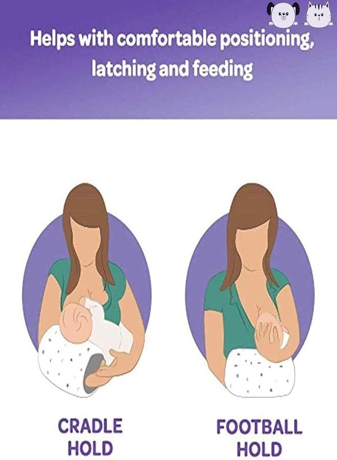 Gordon Cotton Nursing Arm Pillow, Breastfeeding and Bottle Feeding Head Support Pillow, Travel-Friendly and Washable (Goose) - Image 5
