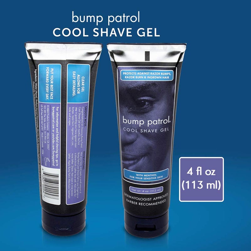 Bump Patrol Cool Shave Gel 4 Ounce Tube (Sensitive) (118ml) - Image 2