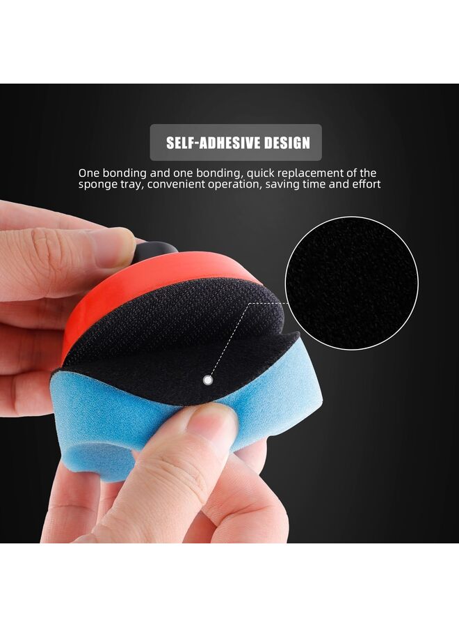 44Pcs Car Foam Drill Polishing Pad Kit, 1inch 2inch 3inch Detail Polishing Buffing Pad Mix Size Car Detailing Kit for Buffer Polisher Polishing, Buffing - Image 4