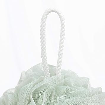 Tbestmax 4 Pack Mesh Pouf Bath Sponge Mesh Loofah Body Exfoliating Shower Ball Shower Sponge - Image 2