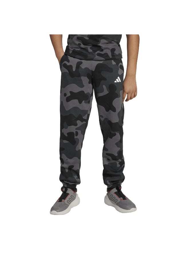 اديداس بنطلون تدريب جيه كامو فلانل أسود للأطفال - سنوات - Image 2