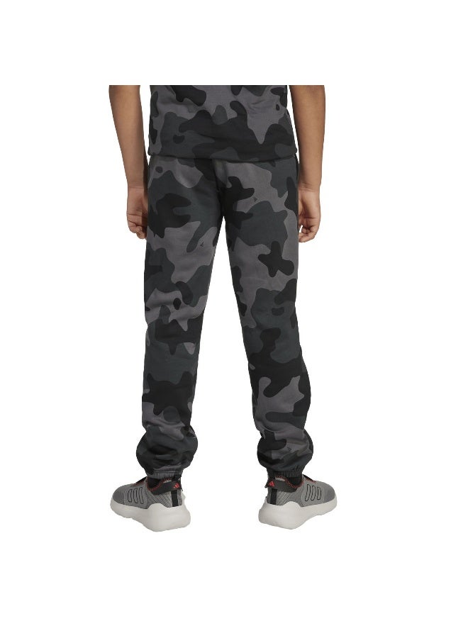 اديداس بنطلون تدريب جيه كامو فلانل أسود للأطفال - سنوات - Image 3