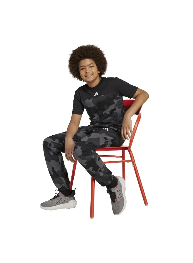 Adidas adidas J Camo Fl Pant Black Not Sports Specific Pants