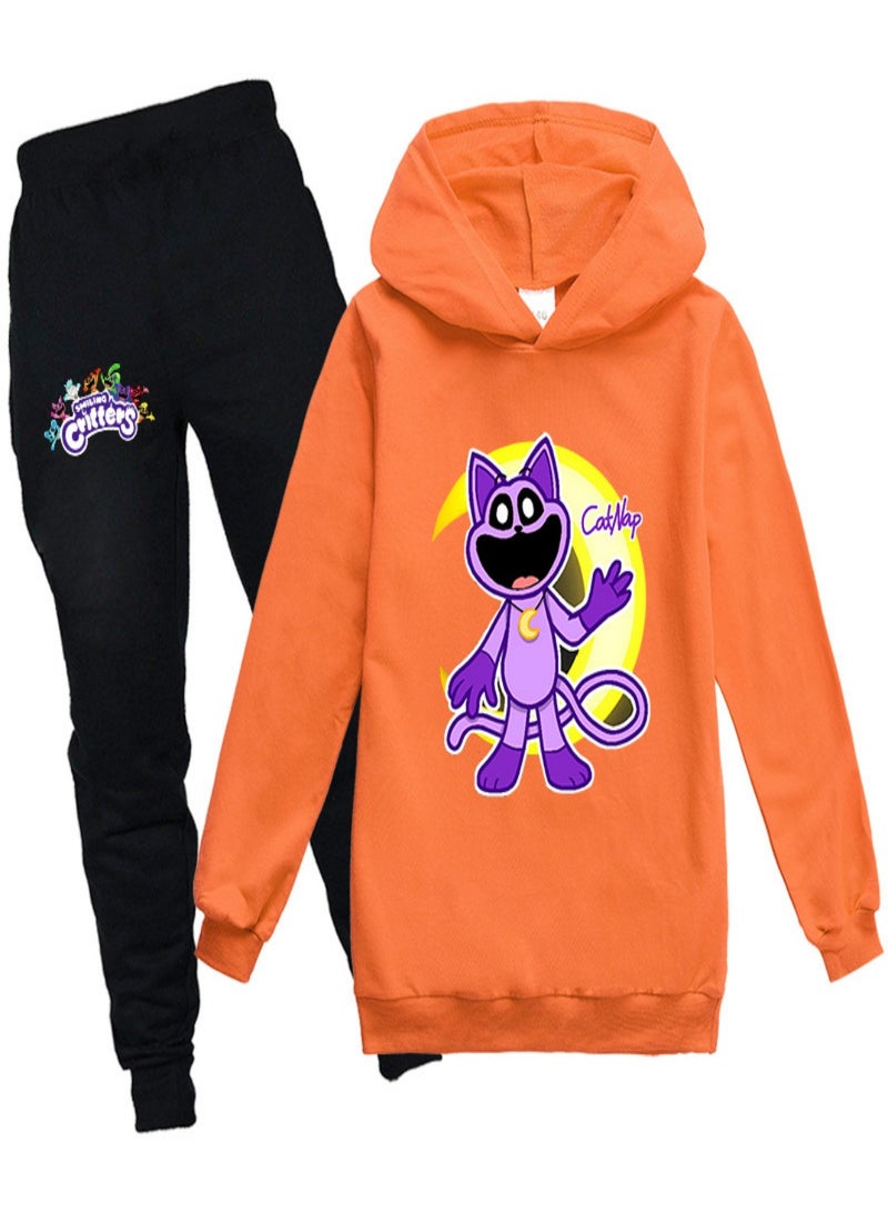 smiling critters Unisex long Sleeve Stylish Top hoodie cotton sweatshirts for Boys Girls Kid Children - Image 1