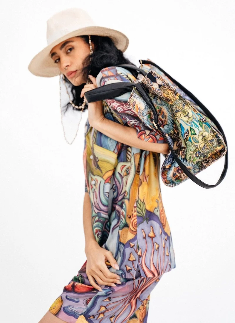 Janara Jones  Psychophant Rayon Makasi Set for Women | Best Price UAE