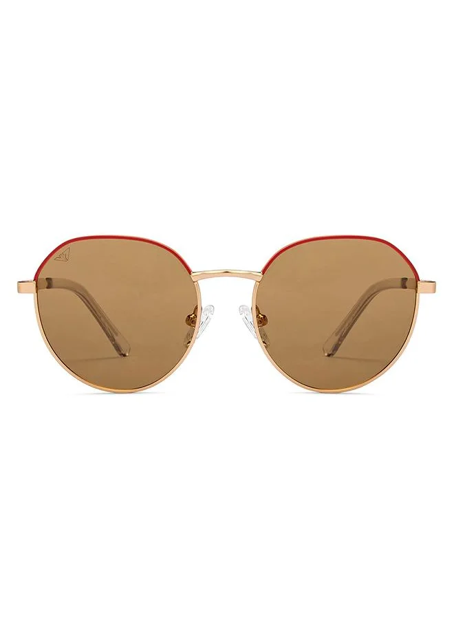 VINCENT CHASE Full Rim Hexagonal Future Classics Branded Latest And Stylish Sunglasses Polarized And 100% UV Protected Unisex Small VC S16550