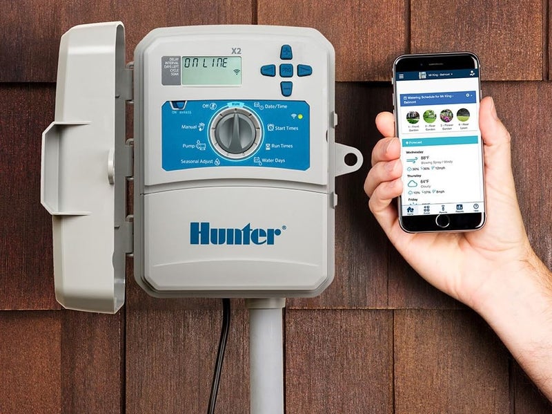 SPW Hunter Hydrawise X2-400 4 Station Hydrawise Controller Bundeled with Wand WiFi Module X2 4 Zone Outdoor or Indoor Smart Internet X2400 Irrigation Timer - Image 3