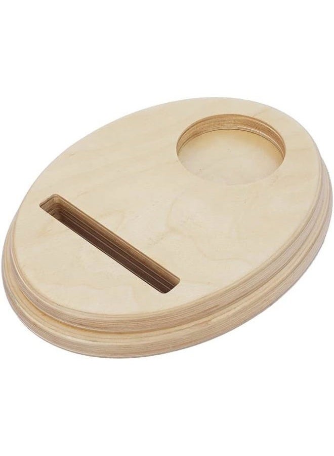 asktom Balance Board Indoor Surfboard Surf Style Home Fitness with Wheel for Exercise, Athletic Training and Board Sports - Fun Workout Equipment For Balance, Stability and Improving Core Strength (base_blue - Image 5