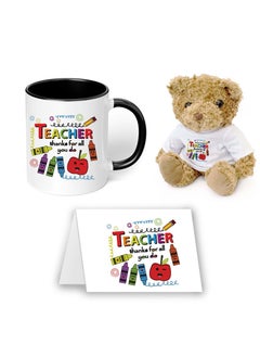 PRINTSHOP4ME Teachers Day Gift Teddy Bear for Teachers Gift for Teachers Gift Set for teachers Best Teacher Ever Gifts Greeting Card Gift for Teacher Teachers Day Coffee mug  - Image 1