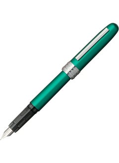 Platinum Plaisir Fountain Pen F Nib Teal Green PGB-1500-41  - Image 1
