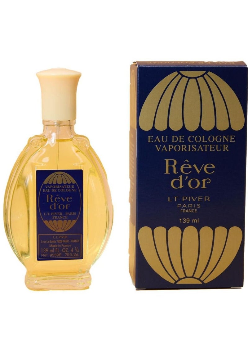 L.T Piver Paris - Reve Dor Scented Eau De Cologne Natural Spray 139ml - Image 1