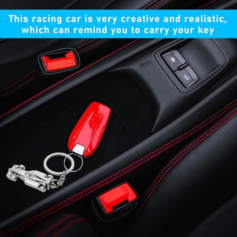 SQUISHCO F1 Merchandise Keychain, F1 Racing Car Design Key Chain, Stylish and Durable F1 Keychain Gift for Men Friends Daily Use - Image 3