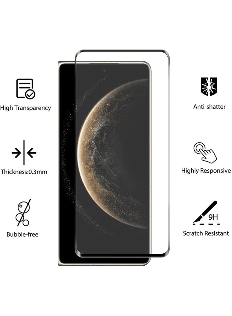 Aookay [2+2] Tempered Glass Screen Protector Compatible with Huawei Mate X6 Foldable Smartphone with Lens Protector, 9H Hardness Anti-Scratch, Scratch Resistant Easy Installation  - Image 2