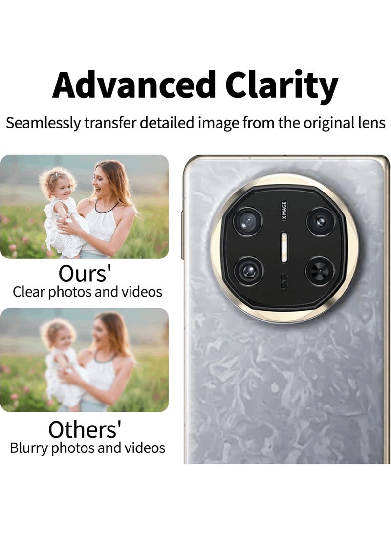 Aookay [2+2] Tempered Glass Screen Protector Compatible with Huawei Mate X6 Foldable Smartphone with Lens Protector, 9H Hardness Anti-Scratch, Scratch Resistant Easy Installation  - Image 4