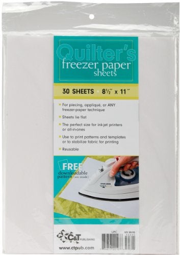 C T PUBLISHING C&T Publishing 20107 Quilter's Freezer Paper Sheet, 8-1/2-Inch x 11-Inch, 30-Pack - Image 5