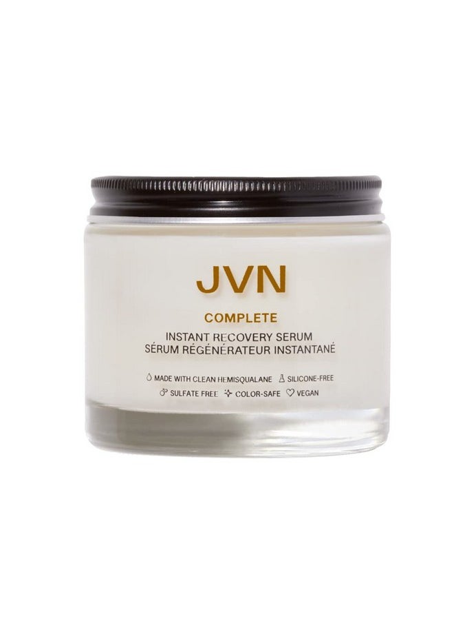 JVN JVN Complete Instant Recovery Serum, Leave-In Anti Frizz Hair Serum, Repairs Hair and Protects Against Heat Damage, Smoothing Serum for All Hair Types, 3.4 Fluid Ounces  - Image 1