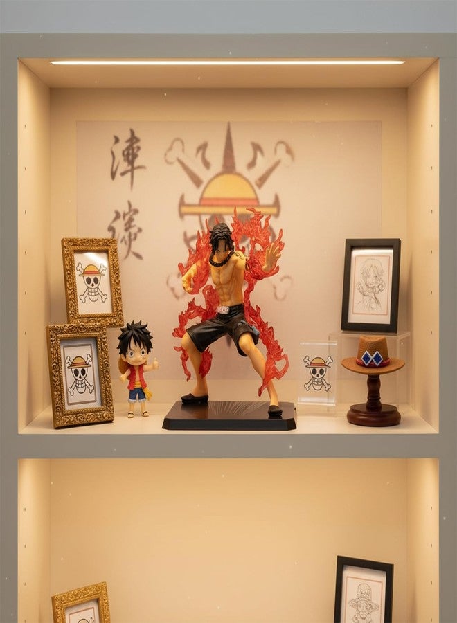 Offo 18cm Flame Warrior Anime Action Figure PVC Collectible Display Figurine for Home Decor Office Desk Study Table Shelf, Lightweight Durable Character Model Showpiece Gift for Fans and Collectors - Image 4