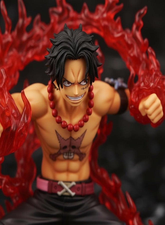 Offo 18cm Flame Warrior Anime Action Figure PVC Collectible Display Figurine for Home Decor Office Desk Study Table Shelf, Lightweight Durable Character Model Showpiece Gift for Fans and Collectors - Image 3