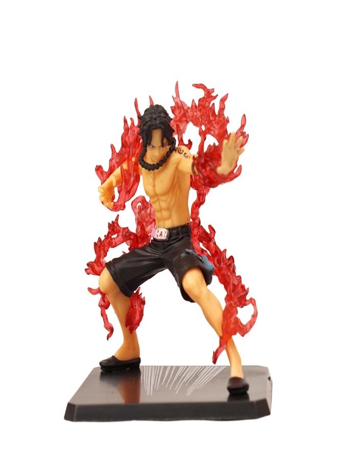 Offo 18cm Flame Warrior Anime Action Figure PVC Collectible Display Figurine for Home Decor Office Desk Study Table Shelf, Lightweight Durable Character Model Showpiece Gift for Fans and Collectors - Image 1