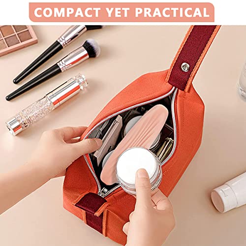 MAYCREATE® Makeup Brush Holder Travel Silicone Cosmetic Face Brushes Holder, Portable Soft and Sleek Makeup Brush Organizer Pouch Tools (Pink) - Image 4