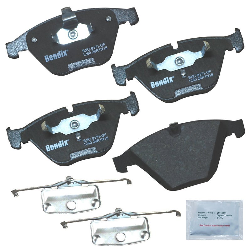 Bendix Priority1 CFC1260 Ceramic Front Brake Pads for Select Models BMW 323i, 325i, 328i, 328i xDrive, 328xi, 335d, 335i, 335is, 335i 525i, 530i, 645Ci, 650Ci, 650i, X1 - Image 2