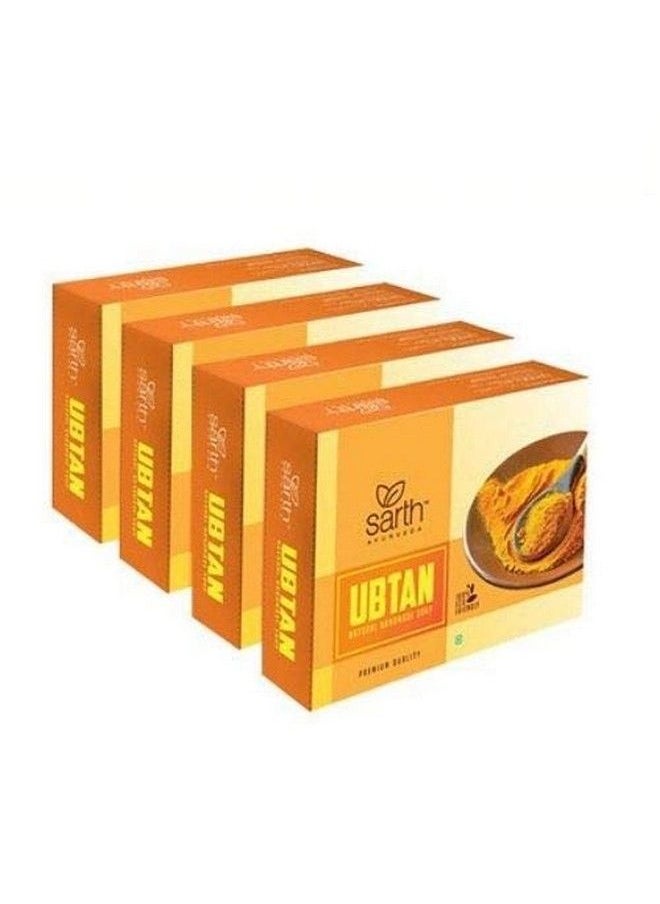SARTH AYURVEDA Handmade Ubtan Soapayurvedic Soapsherbal Soaps 4 Soaps X 100G  - Image 1