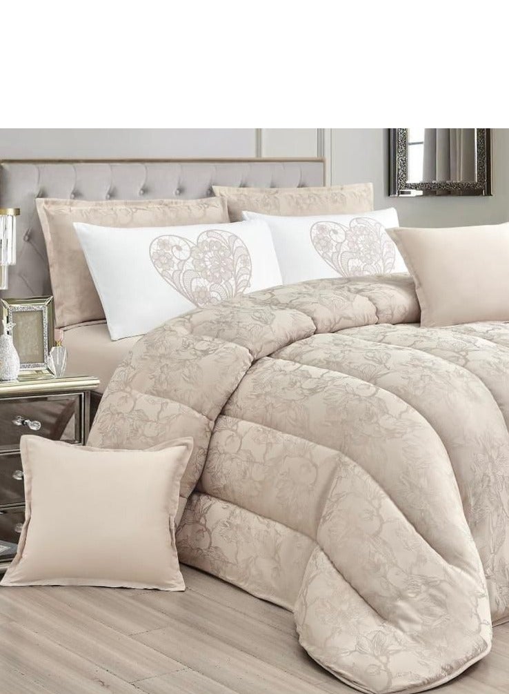 Royal jacquard bedspread, 8 pieces, king size quilt, size 240 x 260 cm  - Image 2