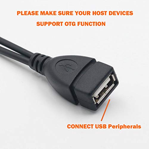 AuviPal 2-in-1 Micro USB to USB Adapter (OTG Cable + Power Cable) for Fire Stick, PlayStation Classic and More - 2 Pack - Image 5