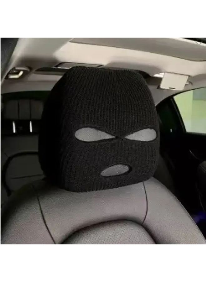 Balaclava Face Mask For Car With Eye Cutouts Anonymous Driving Cover SD Black - Image 3
