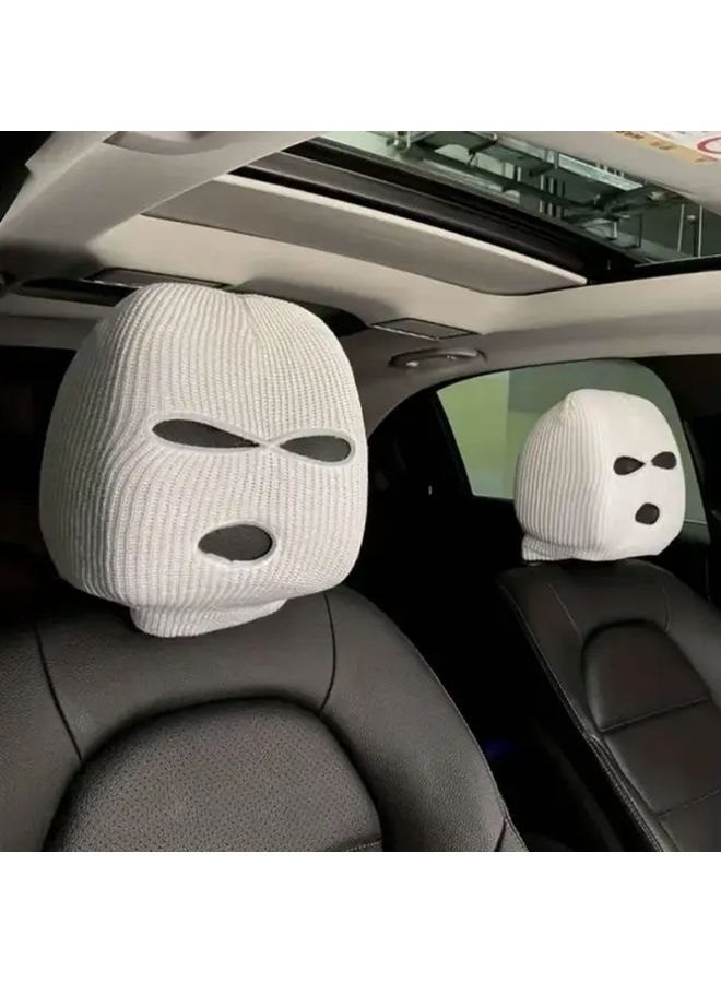 Balaclava Face Mask For Car With Eye Cutouts Anonymous Driving Cover SD Black - Image 1