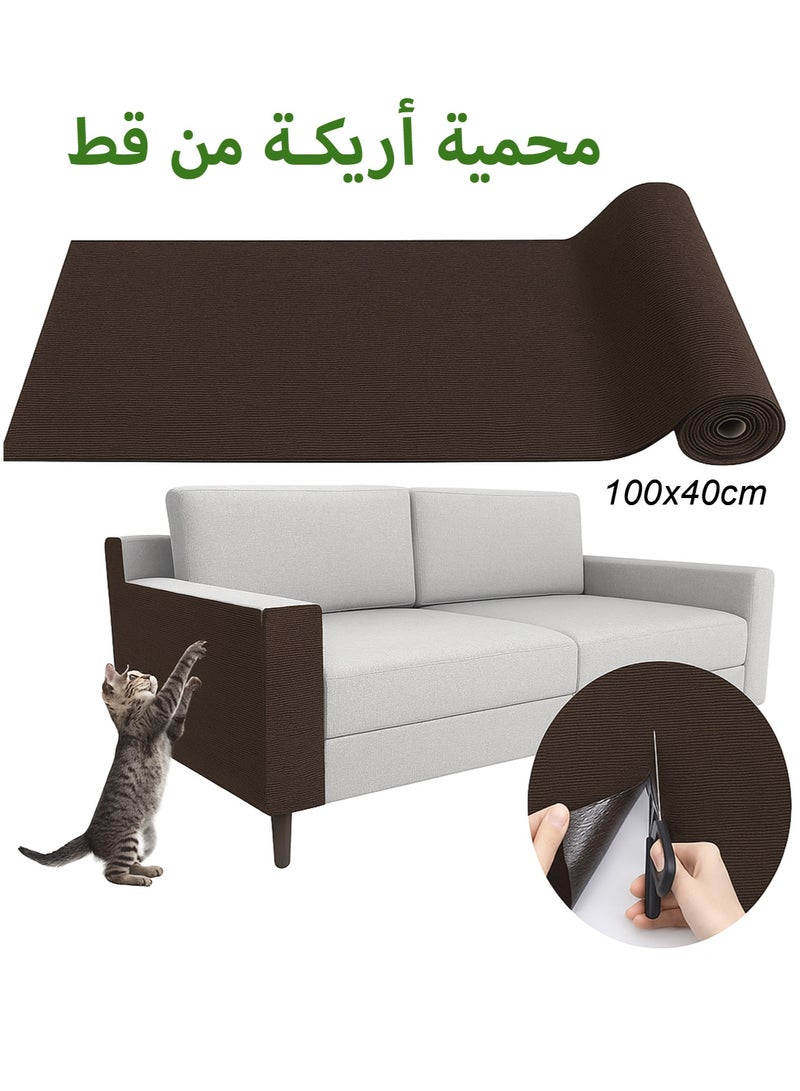 MonaPlay Self-Adhesive Cat Scratch Protector – 100×40 cm Large Felt Cat Scratching Mat, Durable Couch & Furniture Guard, Cuttable DIY Scratch Pad with Strong Adhesion for Multiple Surfaces - Image 2