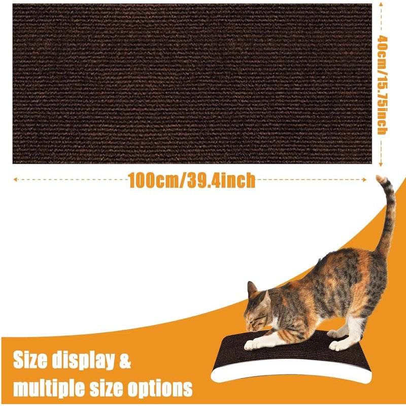 MonaPlay Self-Adhesive Cat Scratch Protector – 100×40 cm Large Felt Cat Scratching Mat, Durable Couch & Furniture Guard, Cuttable DIY Scratch Pad with Strong Adhesion for Multiple Surfaces - Image 3