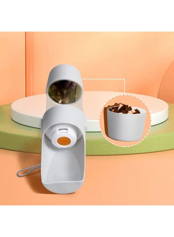 زجاجة ماء محمولة رمادية للكلاب مقاومة للتسرب بتصميم سفر للمشي الخارجي وتسلق الجبال - Image 3