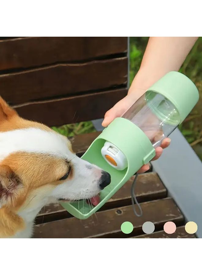 زجاجة ماء محمولة رمادية للكلاب مقاومة للتسرب بتصميم سفر للمشي الخارجي وتسلق الجبال - Image 4